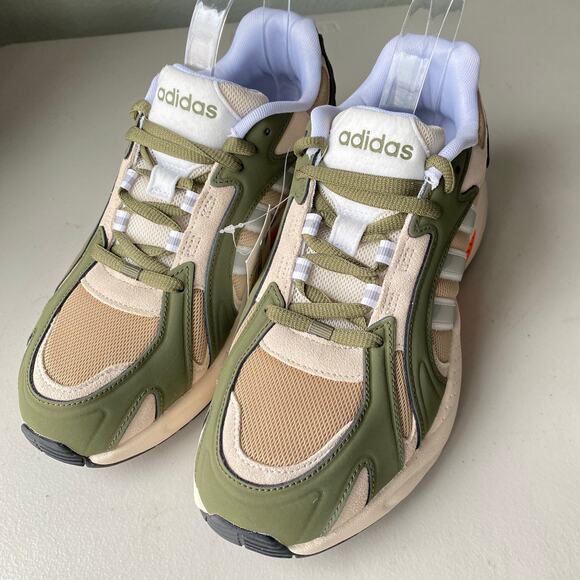 NEW Adidas Crazychaos Shadow 2 \'Beige Green\' Men\'s Size 8 Sneakers Tennis Shoes